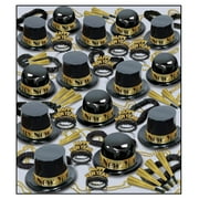 New Year Showtime Gold Deluxe Assortment for 100 guests includes 250 items