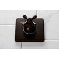 thumbnail image 4 of Kingston Brass KS3045BX  Single-Handle Three-Way Diverter Valve with Square Trim Kit, Oil Rubbed Bronze, 4 of 9