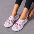 thumbnail image 4 of Rimocy - Zapatos de enfermera para mujer, zapatillas transpirables con estampado para mujer, zapatillas ligeras antideslizantes sin cordones, zapatillas deportivas informales de suela suave para mujer, 4 of 5