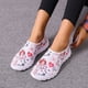 thumbnail image 4 of Rimocy - Zapatos de enfermera para mujer, zapatillas transpirables con estampado para mujer, zapatillas ligeras antideslizantes sin cordones, zapatillas deportivas informales de suela suave para mujer, 4 of 5