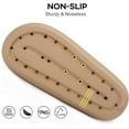 thumbnail image 5 of BERANMEY Double Buckle Adjustable Slides Sandals for Women and Men Casual Pillow Slippers for Women EVA Flat Slides Sandals, 5 of 6
