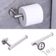 thumbnail image 4 of Ntipox Juego De Accesorios De Baño De Acero Inoxidable De 4 Piezas Que Incluye Anillo Para Toalla De Mano, Soporte Para Papel Higiénico Y 2 Ganchos Para Toallas, Kit De Accesorios De Baño, Níquel Cepi, 4 of 5