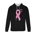 thumbnail image 3 of WXLWZYWL Breast Cancer Pink Shirt Men Cotton Hooded Sweater Hoodies Casual Men and Women Hoodie Shirt, 3 of 4
