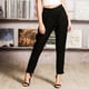 thumbnail image 2 of Brave Soul - Pantalones de cintura alta modelo Dandy para mujer (Negro), 2 of 2