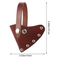 thumbnail image 2 of WASHWEPE Protector Dark Brown Hatchet Cover with Snap Buttons for Outdoor Camping Use, 2 of 8
