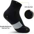 thumbnail image 2 of Ankle Socks Womens Athletic Thick Cushioned Running Hiking Low Cut 5-Pairs, 2 of 6