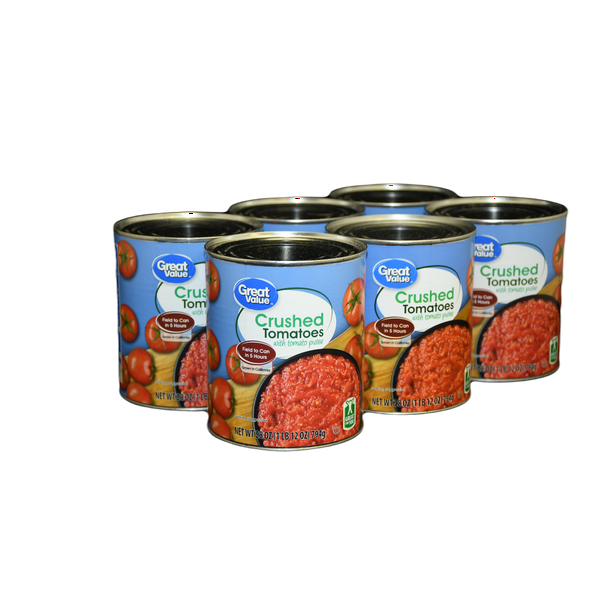 Great Value Crushed Tomatoes with Tomato Puree