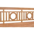 thumbnail image 3 of Teak Wood Triple-O Outdoor Patio & Garden Bench, 6 Foot, 3 of 5