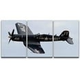 thumbnail image 3 of PixonSign Canvas Print Wall Art Set Vintage Fighter Plane with Propeller Airplanes Sky Photography Realism Industrial Scenic Dramatic Multicolor Ultra for Living Room, Bedroom, Office - 24"x36"x3, 3 of 5