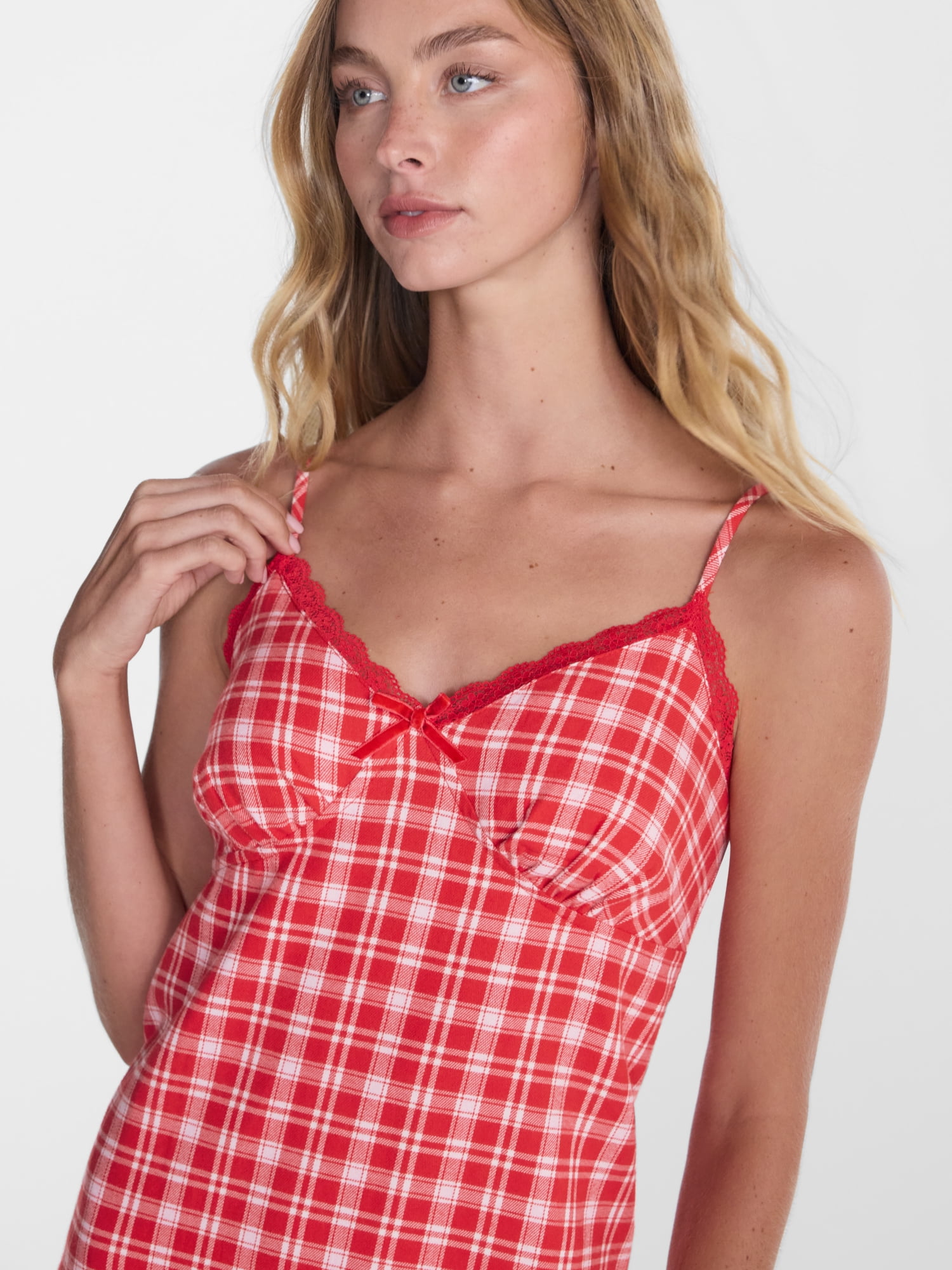No Boundaries Sleeveless Sleep Slip Dress, Women's XS-XXL