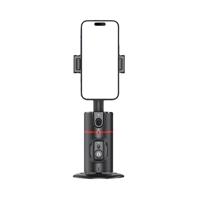 Auto Face Tracking Tripod 360° Rotation Auto Tracking Phone Holder Rechargeable Smart Shoots Stand for Video Recording,1 x handheld gimbal