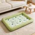 thumbnail image 2 of Waterproof Dog Bed for Water-Resistant All Weather Pet Mat Durable Easy Wipe Clean Travel Indoor Outdoor Puppy Cat Green, 2 of 7