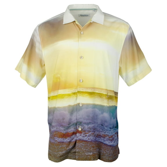 Men's Artist Series Veracruz Cay Sunset Break Camp Shirt Contl Large