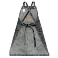 thumbnail image 4 of Delantal de estilista Jeanerlor de mezclilla negra con bolsillos para mujer, 4 of 9