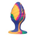 thumbnail image 5 of Cheeky Large Swirl Tie-Dye Butt Plug, 5 of 5