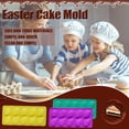 thumbnail image 4 of CoreLiving 10-Cavity Easter Egg Shaped Silicone Mold, Breakable Chocolate Candy Baking Pan for DIY Desserts, Flexible Non-Stick Mold for Melting Chocolate, Gummies & Jelly, 4 of 5