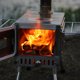 thumbnail image 3 of Estufa de Madera al Aire Libre Estufa Ardiendo Estufa Portátil Con Tubbería de Chimenea para acampar, 3 of 7