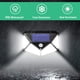 thumbnail image 4 of Luces solares para exteriores FloreceBien, luces de seguridad con sensor de movimiento, luces de inundación solares, luces solares impermeables para exteriores con energía solar para patio trasero,, 4 of 8