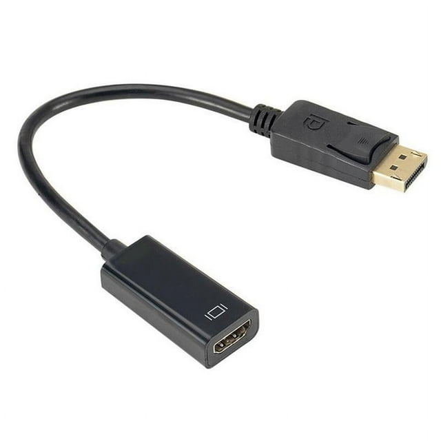 DisplayPort Laptop/Desktop DP To HDMI Cable, HD TV HDMI 1080P Adapter for HDTV Projector
