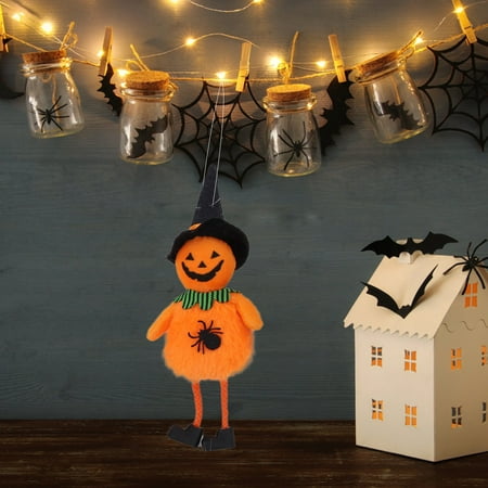 

Zhiui Kitchen Hook Halloween Pumpkin Witch Doll Witch Doll Horror Doll Pendant Cat Bat Horror Doll Pendant Utensil Hanger