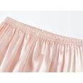 thumbnail image 5 of Big Girls Pajamas Size 14 – Lovely Rose Gold Satin Long Sleeve & Pants PJ Set Sleepwear, 5 of 7
