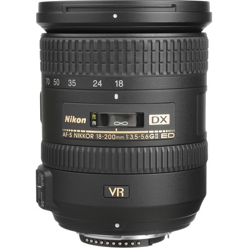 Lente Nikon AF-S DX Nikkor 18-200mm f/3.5-5.6 G ED VR II Nikon Lente AF-S 18-200 mm.