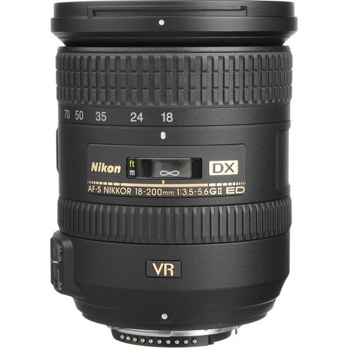 Lente Nikon AF-S DX Nikkor 18-200mm f/3.5-5.6 G ED VR II Nikon Lente AF-S 18-200 mm.
