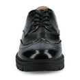 thumbnail image 2 of Journee Womens Claudiya Lug Outsole Almond Toe Oxford, Widths Available, 2 of 8