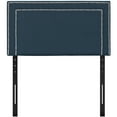 thumbnail image 2 of Jessamine Twin Upholstered Fabric Headboard - Azure, 2 of 4