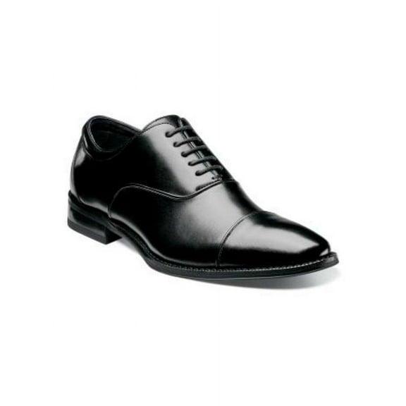 Stacy Adams Kordell Black Oxford Cap Toe Leather Dress Shoes