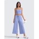 thumbnail image 3 of Pantalones CRZ YOGA Cropped Wide Leg 64 cm Azul Periwinkle M, 3 of 5