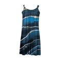 thumbnail image 5 of IROINNID Sundress For Women Sleeveless Round Neckline Summer Sexy Casual Backless Mini Dress Regular Print Dress, 5 of 5