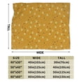thumbnail image 3 of KLL Fleece Blanket Plush Throw Blanket Honey Bee Gnomes ,Soft Fuzzy Cozy Flannel Blanket for Couch Sofa Bed.(60"x50" ), 3 of 7