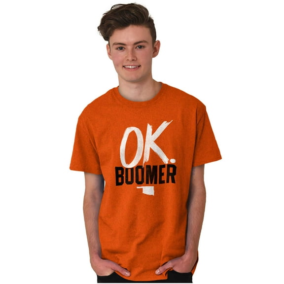 OK Boomer State of Oklahoma Settlers Plus Size Crewneck Graphic Tee Shirt Brisco Brands 2X