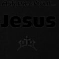 thumbnail image 2 of CafePress - Ask Me About Jesus White Maternity Dark T Shirt - Maternity Dark T-Shirt, 2 of 3