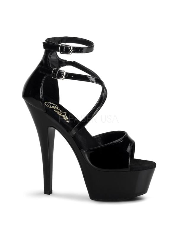 KISS254/B/M (Exotic Dancing) 6"-6 1/2" Heel Shoes BLACK Size:7 KISS254/B/M (Exotic Dancing) 6"-6 1/2" Heel Shoes BLACK Size:7