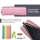 thumbnail image 5 of Disketp Pink Donut Estuche de Lápices de Cuero con Cierre, Estuche Compacto para Papelería, Bolígrafos y Accesorios Pequeños, 5 of 7