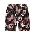 thumbnail image 4 of Lsque Mens Swim Trunks Butterfly Pattern - Bathing Suit Compression Liner - Beach Swim Shorts Swimwear - (S-3XL) - Stretch Quick Dry -Medium, 4 of 9