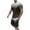 Black, variant on UVEASISHA Mens Two Piece Tracksuit Set,Casual Short Sets for Men Fashion Gradient Color Sweatsuit Summer Muscle Tees and Drawstring Shorts Workout Set Today Sales