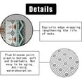 thumbnail image 6 of 4PCS Western Shower Curtain Sets with Rugs, Waterproof Fabric Shower Curtain Cool Cowboy Riding Horse Sunset Mountain Green Plant Cactus Desert Rodeo Country Farmhouse Wild West Bathroom Decor, 6 of 7