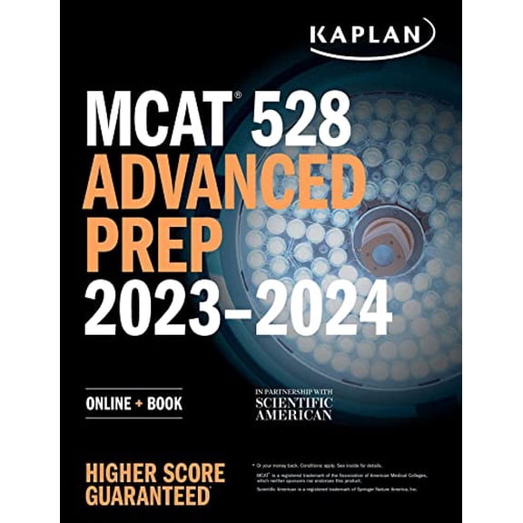 Pre-Owned MCAT 528 Advanced Prep 2023-2024: Online + Book (Kaplan Test Prep), 9781506276786, 1506276784, Paperback,