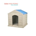 thumbnail image 1 of Casa Para Perro Grande Mediano Plastico Termica Resistente azul 6.49 pulg Pido Todo CPRRO1-T, 1 of 6
