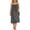 Gray, variant on CCRFTGI Sleeveless Dresses for Children Girls Size 7 Cute Cami Backless Lounge Dresses 2026 Summer Spaghetti Strap Party Flowy Vacation Dresses Black 9-10 Years