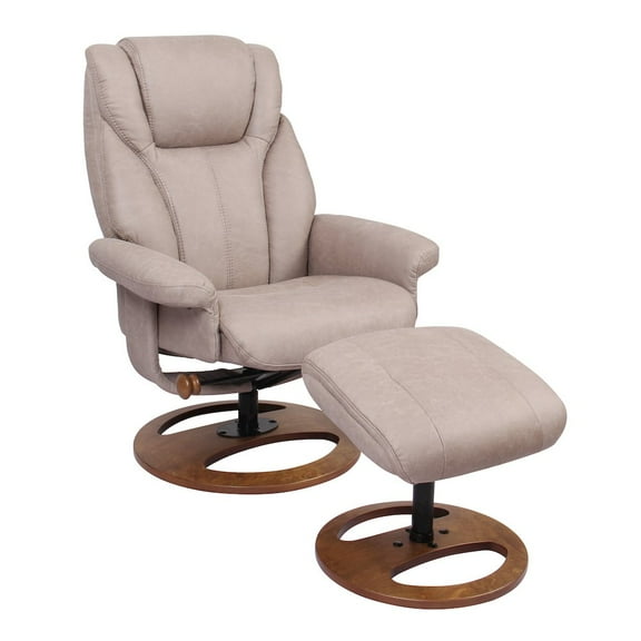 New Port Scandinavian style recline chair & ottoman
