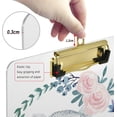 thumbnail image 4 of FMSHPON Raccoone Clipboard Hardboard Wood Nursing Clip Board and Pull for Standard A4 Letter 13x9 inches, 4 of 8
