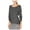 Grey - gray, variant on I.N.C Womens Lace Up Sides Pullover Sweater, Grey, Small