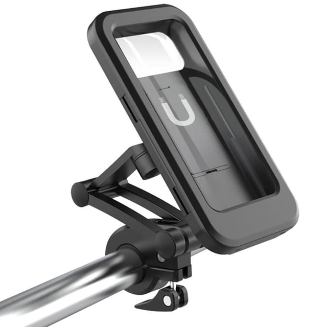 Bicycle Mobile Phone Holder Touch Screen Phone Holder Waterproof 360 Degree Rotation Phone Bracket for Up to 6.7inch Mobile Phone