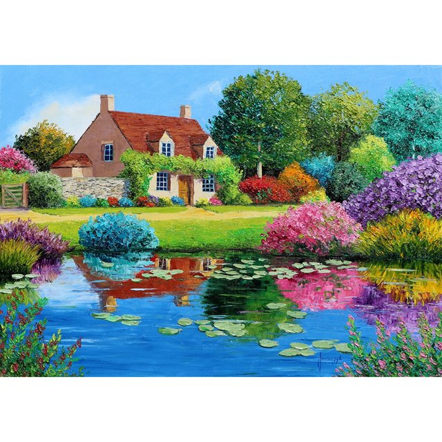 Diamond Painting (DE1298) 5D Square diy House Bordado Arte de la pared (YF033) 50x70cm FLhrweasw Nuevo