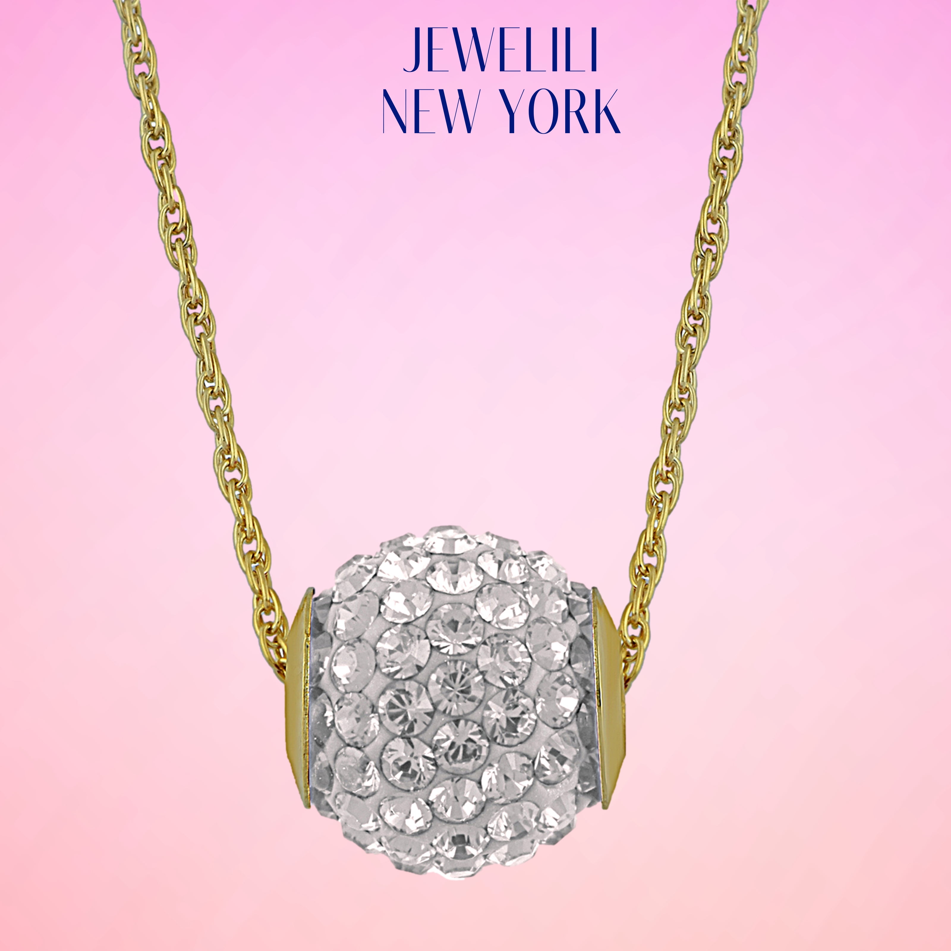 Pendant Necklace 10mm Round Ball Shaped 