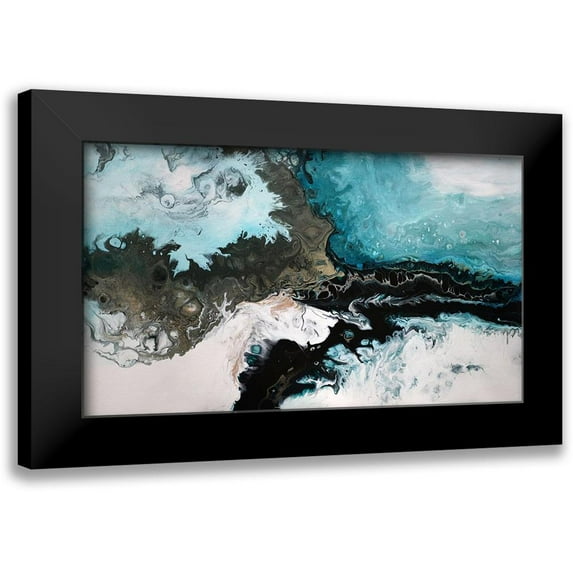 Russo, Emma 24x15 Black Modern Framed Museum Art Print Titled - Advection 5